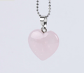 Náhrdelník srdce - ruženín