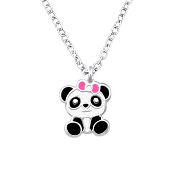 Strieborná retiazka s príveskom PANDA 