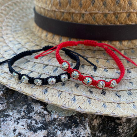 Náramky s lesklými korálkami