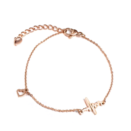 Náramok s príveskom PULZ z chirurgickej ocele