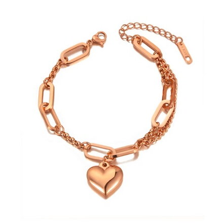 Náramok z chirurgickej ocele SRDCE