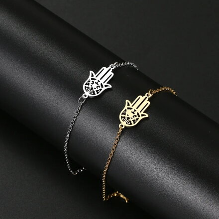 Náramok s rukou Fatimy - chirurgická oceľ