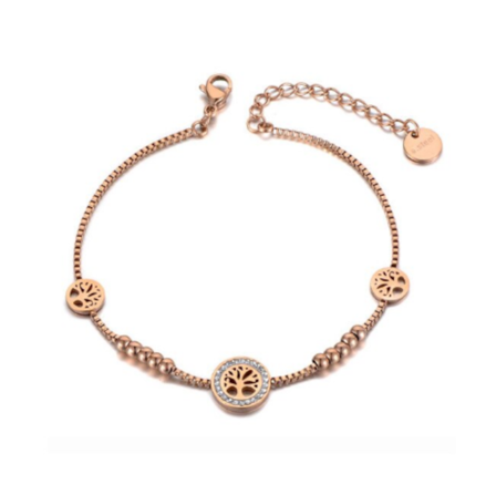 Náramok so STROMOM ŽIVOTA - chirurgická oceľ