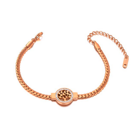 Náramok STROM ŽIVOTA z chirurgickej ocele