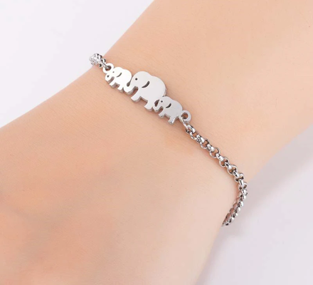 Náramok z chirurgickej ocele SLONY