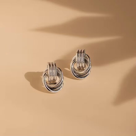 Náušnice z chirurgickej ocele s kruhmi