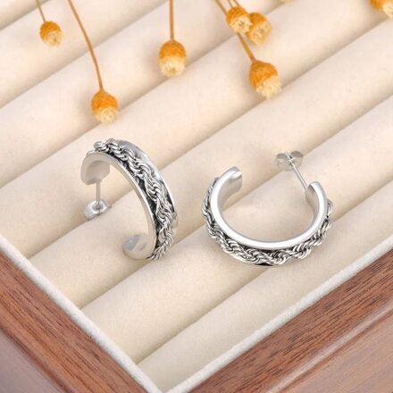 Náušnice Vintage polkruhy