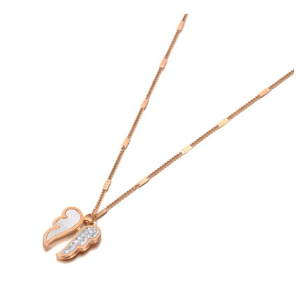 Retiazka s anjelskými krídlami