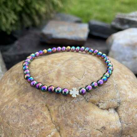 Náramok z farebného hematitu