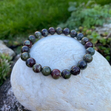 Náramok Jaspis "dračia krv"