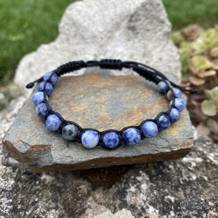 Pletený náramok s Jaspisom