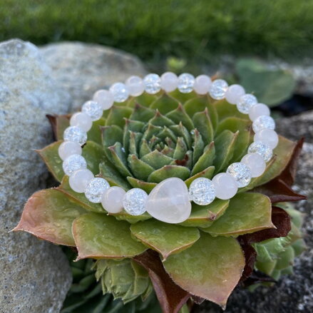 Náramok RUŽENÍN & KRIŠTÁL