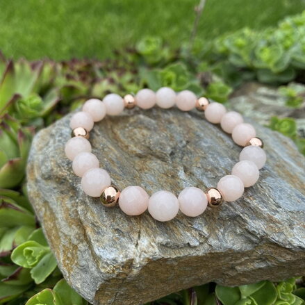 Náramok JADEIT marhuľový