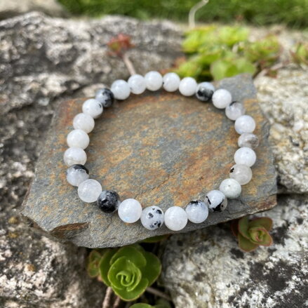 Náramok z MESAČNÉHO KAMEŇA 