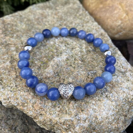 Náramok Anjelské krídla z modrého Avanturínu
