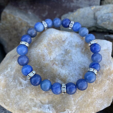 Náramok z modrého Avanturínu