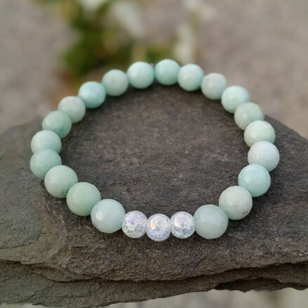 Náramok z brúseného Jadeitu mentolového