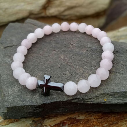 Náramok Ruženín s krížikom