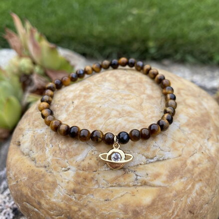Náramok Tigrie oko s príveskom