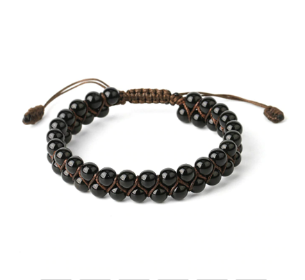 Dvojvrstvový náramok Ónyx