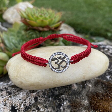 Šnúrkový náramok ÓM