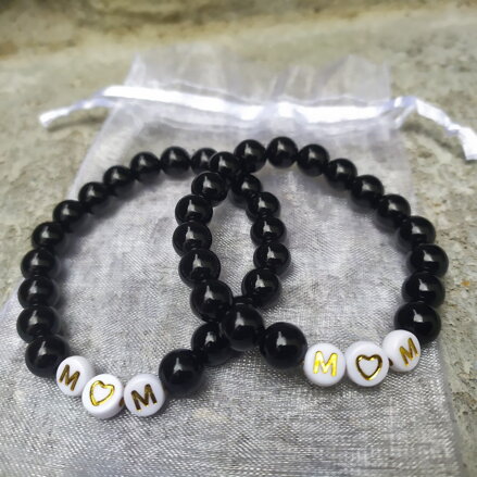 Partnerské náramky ÓNYX s iniciálmi