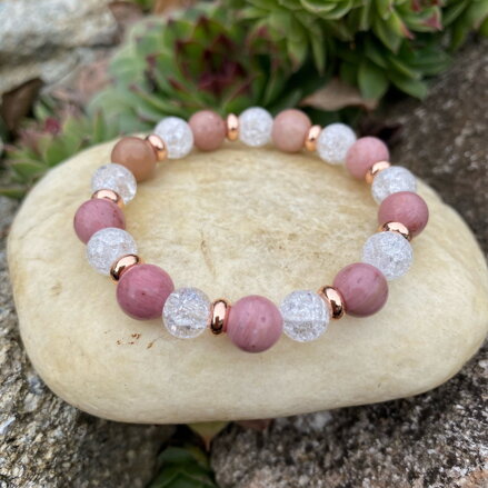 Náramok RODONIT & KRIŠTÁĽ