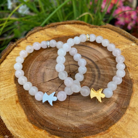 Náramky z ruženínu s anjelikom