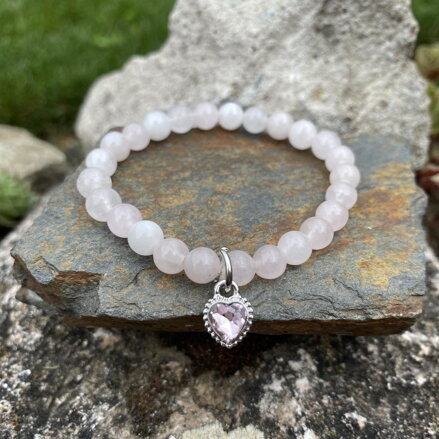 Náramok z ruženínu s príveskom