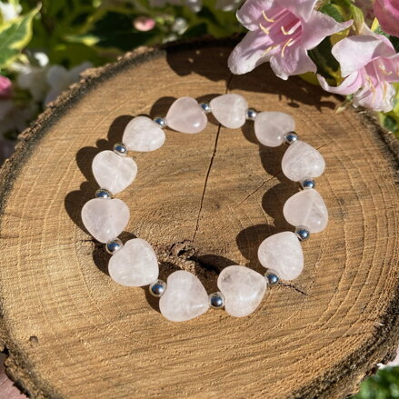 Srdiečkový náramok z RUŽENÍNU