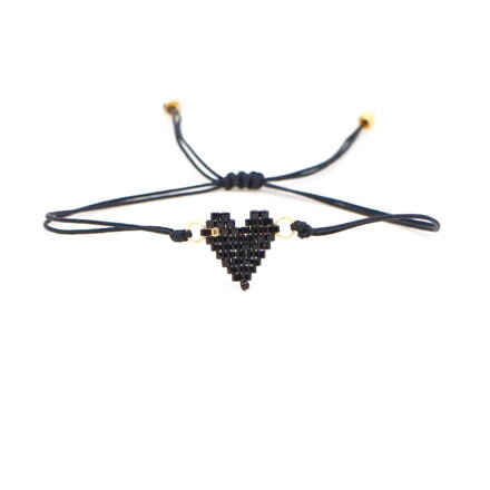  Náramok Korálkové srdiečko