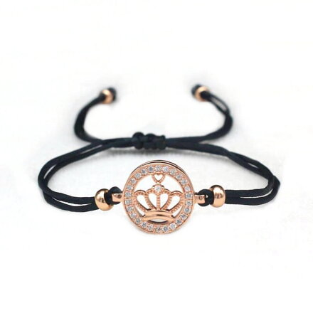 Ochranný kabbalah náramok Zirkónová korunka