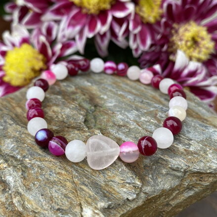 Náramok RUŽENÍN & ACHÁT