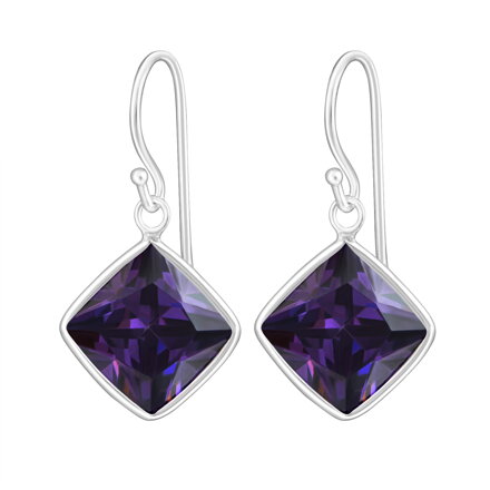 Strieborné náušnice ŠTVOREC