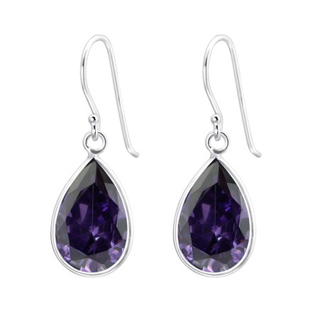 Strieborné náušnice SLZA