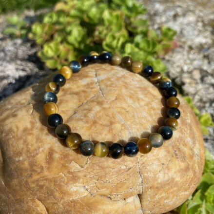 Náramok Tigrie a Sokolie oko