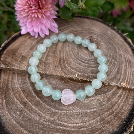 Náramok z Avanturínu so srdiečkom