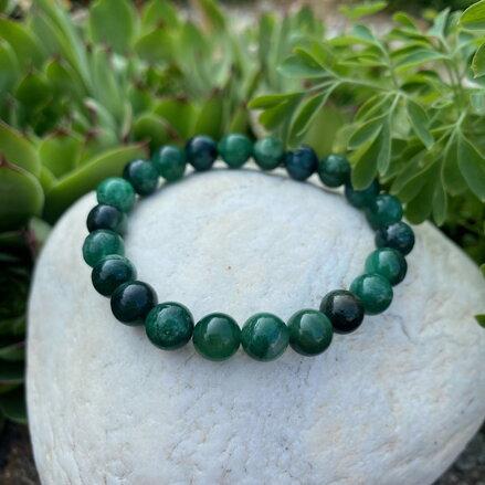 Náramok zelený Lepidolit