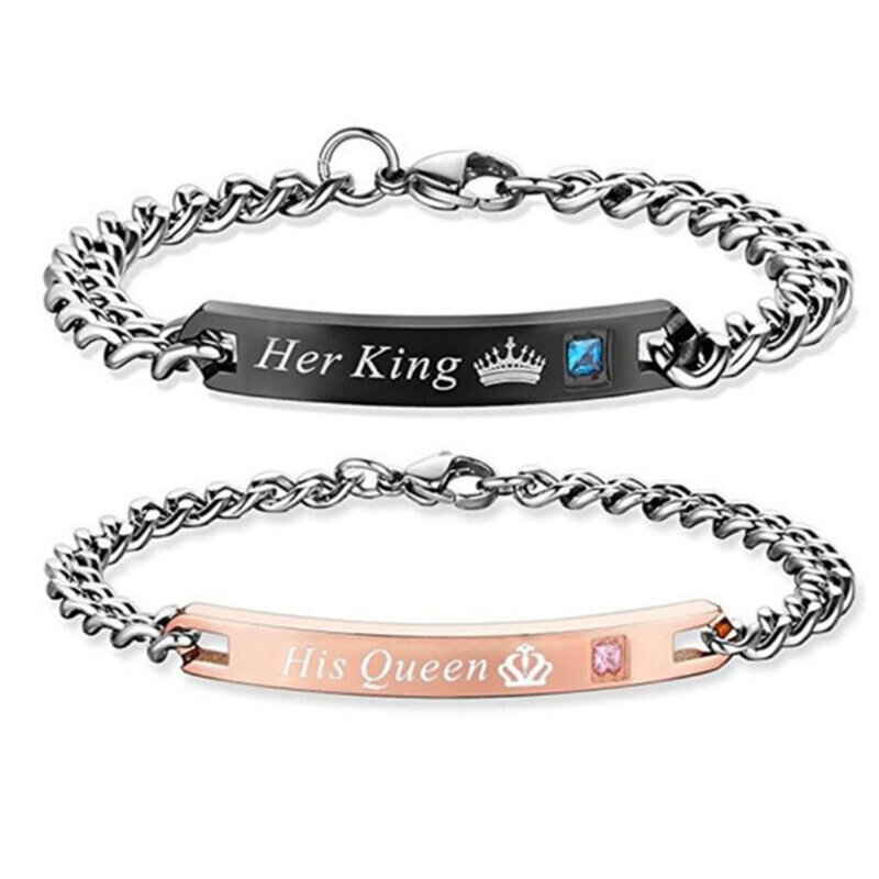Náramky pre dvojice HER KING a HIS QUEEN Náramky pre dvojice HER KING a HIS QUEEN