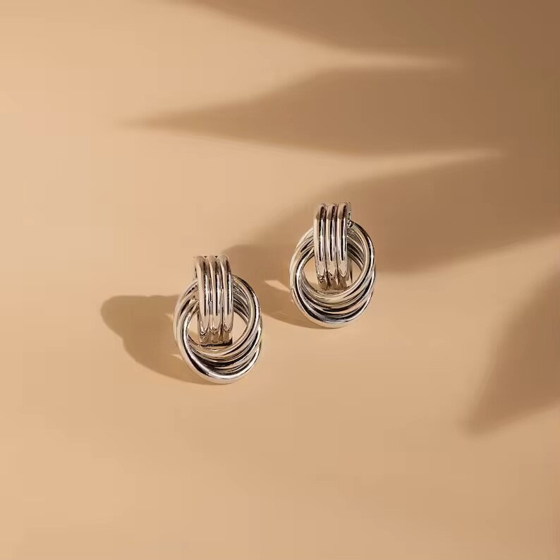 Náušnice z chirurgickej ocele s kruhmi