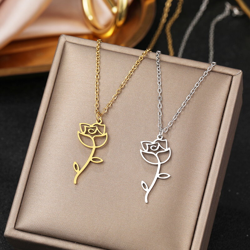 Oceľová retiazka s RUŽOU