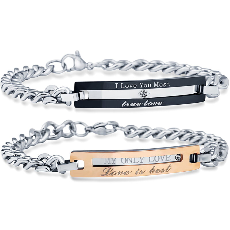Partnerské náramky TRUE LOVE a LOVE IS BEST Partnerské náramky TRUE LOVE a LOVE IS BEST