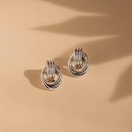 Náušnice z chirurgickej ocele s kruhmi