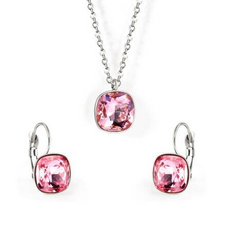 Set s ružovým zirkónom