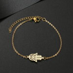 Náramok s rukou Fatimy - chirurgická oceľ Náramok s rukou Fatimy - chirurgická oceľ