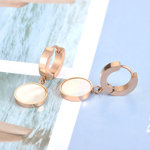 Náušnice z chirurgickej ocele KOLIESKO