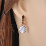 Náušnice z chirurgickej ocele KOLIESKO