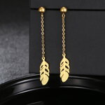 Visiace náušnice LISTY