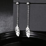 Visiace náušnice LISTY