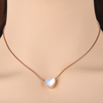 Oceľová retiazka s obojstranným srdiečkom